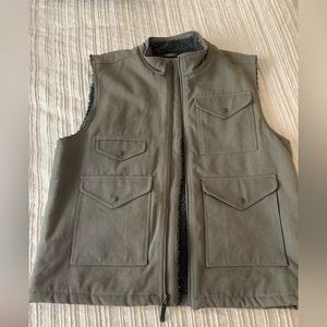 Like New Filson Canvas and Sherpa Vest